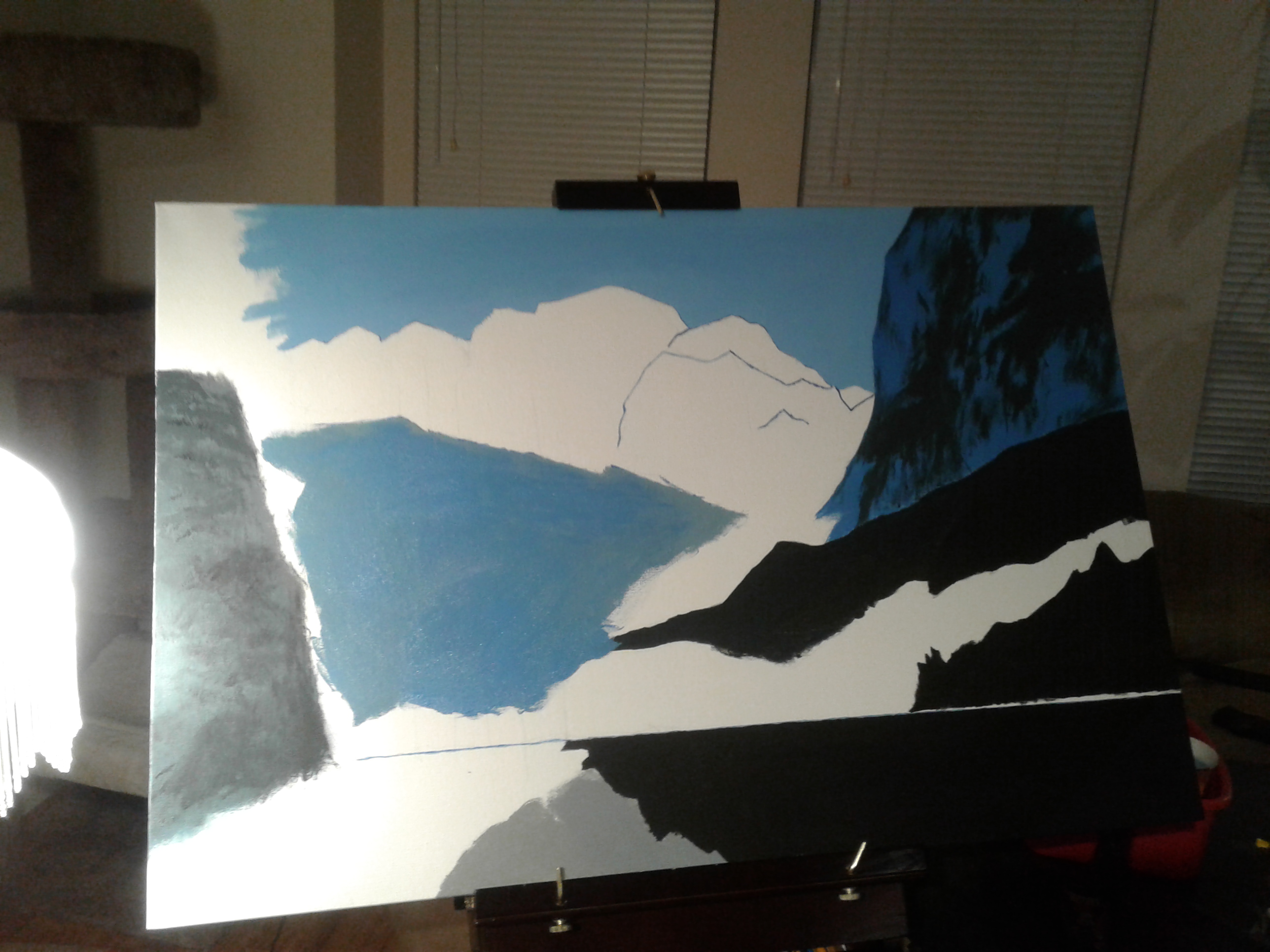 First stage of Alpine Lake