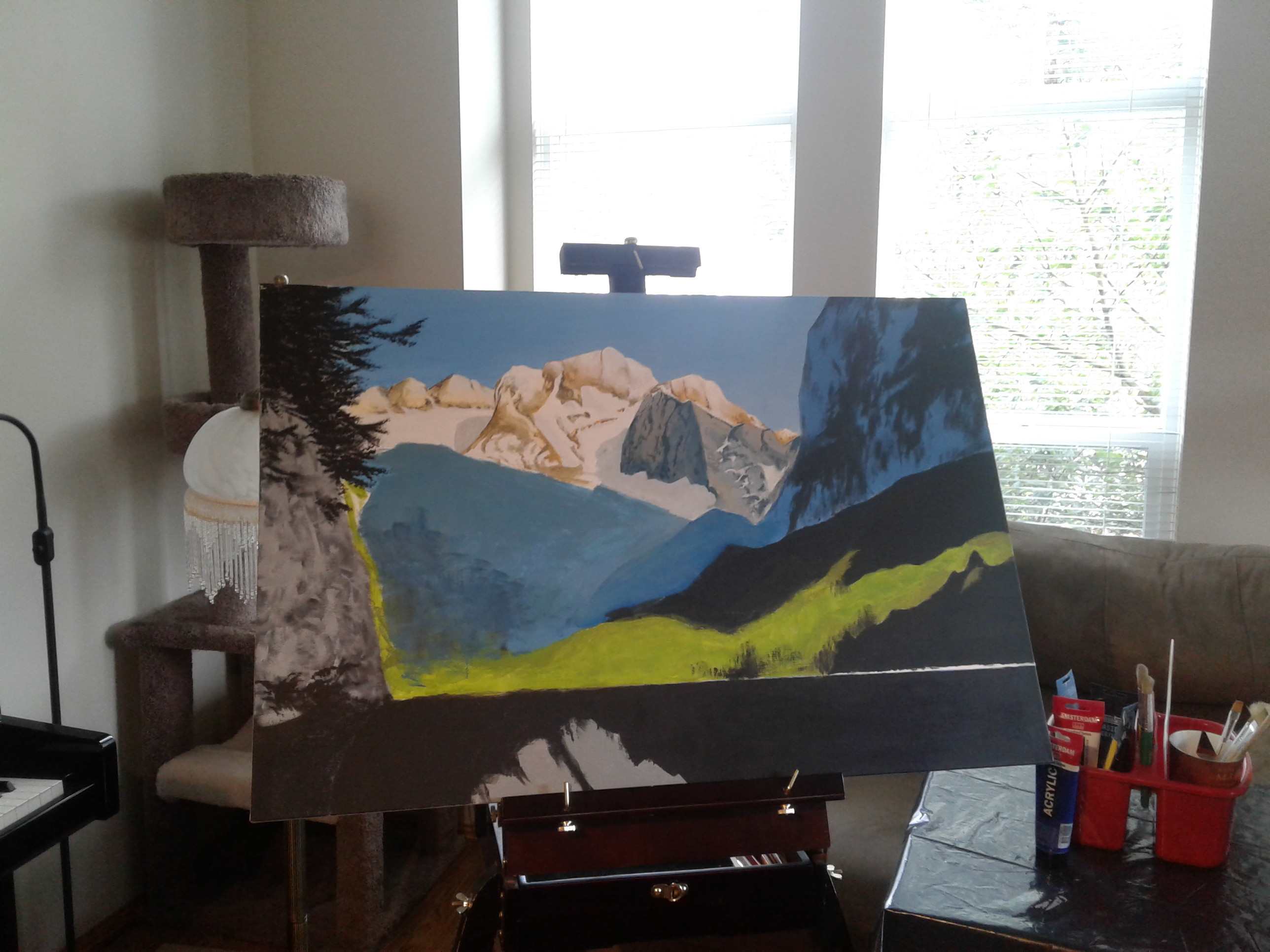 Second stage of Alpine Lake