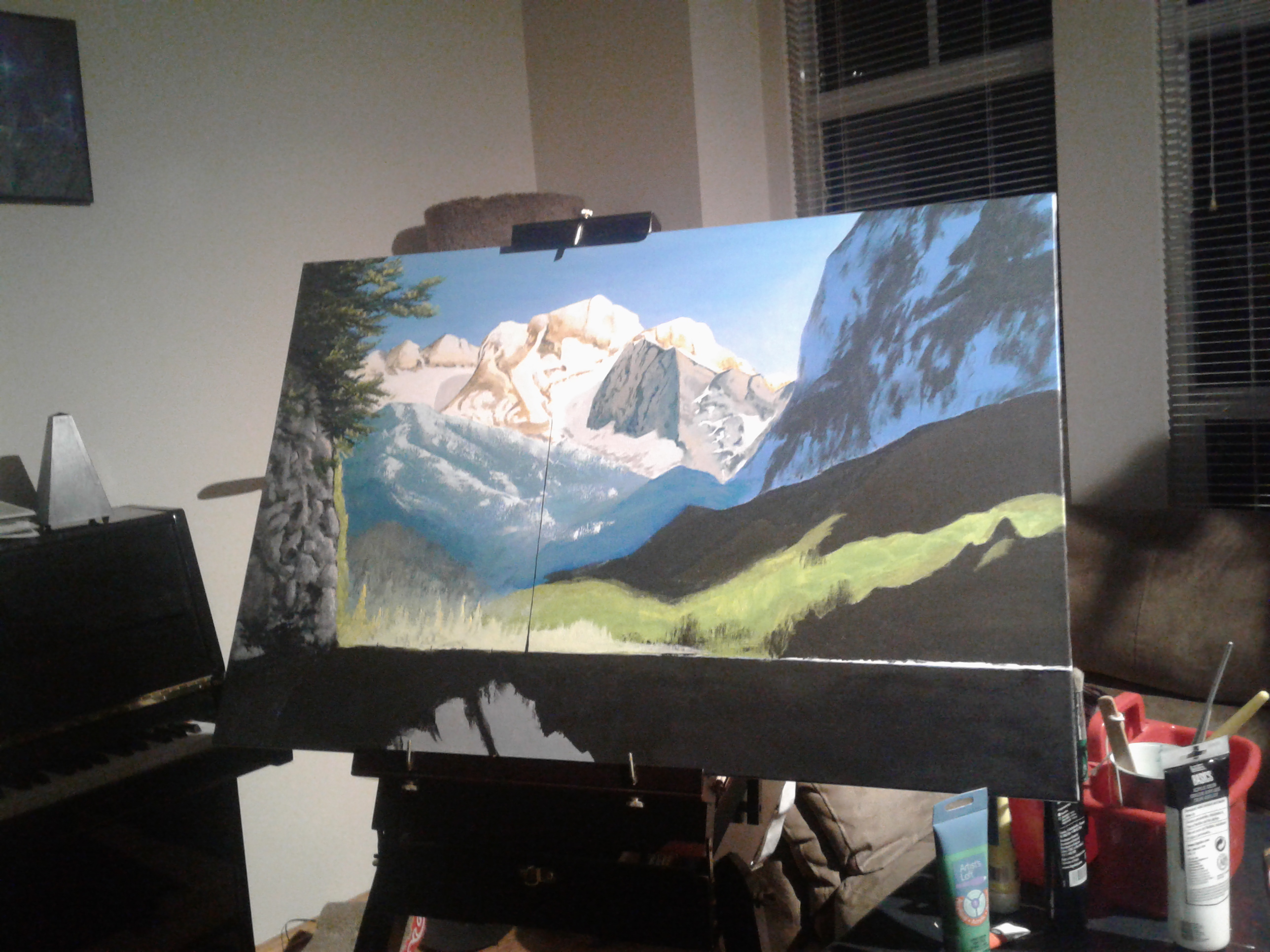 Third stage of Alpine Lake