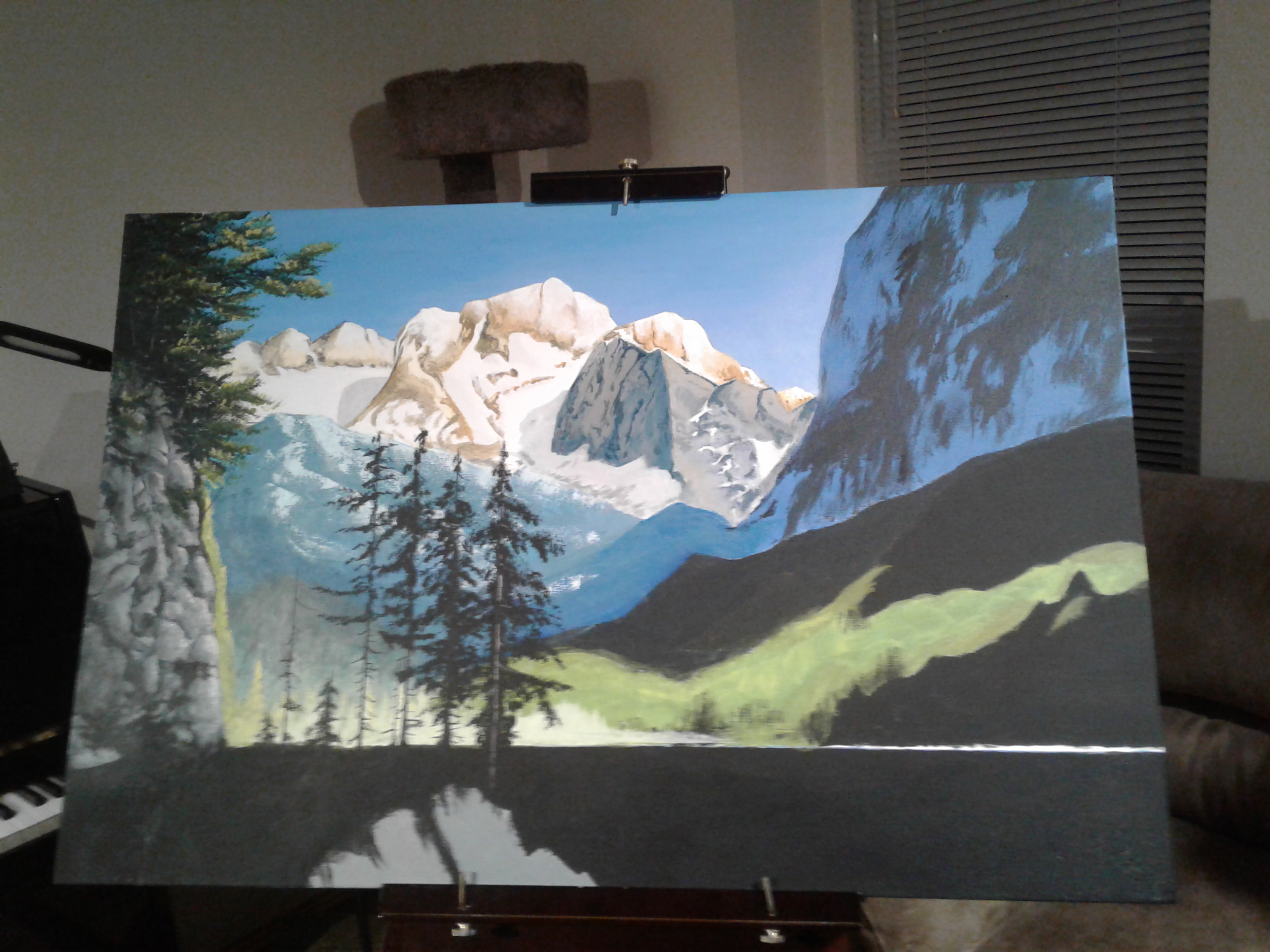 Fourth stage of Alpine Lake