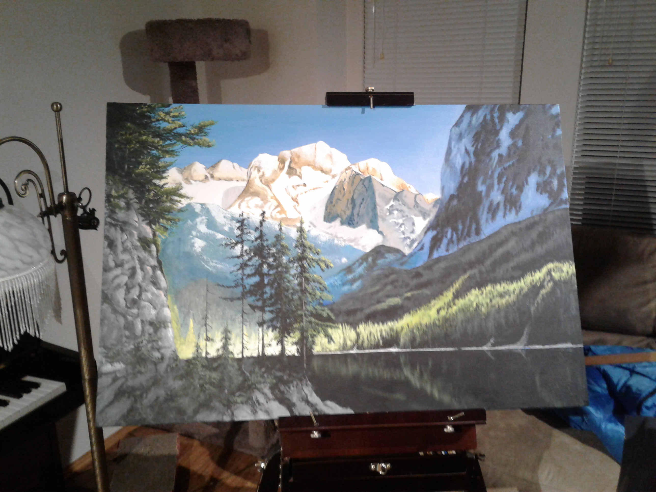 Fourth stage of Alpine Lake